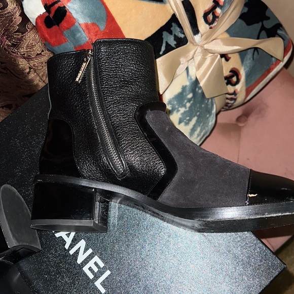 Chanel Moto-Cross Combat Boots Dress - Picture 8 of 17